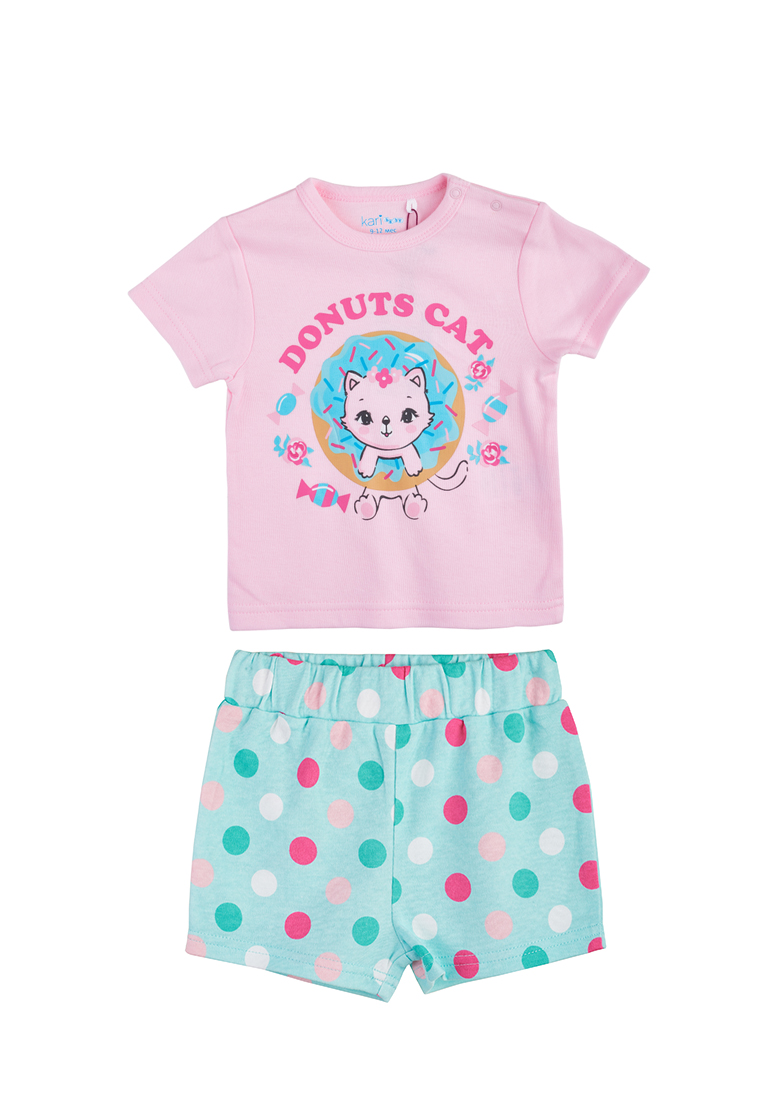 Комплект летней одежды для маленькой девочки 96108030 вид 3