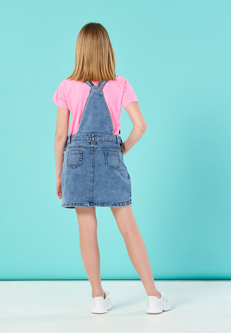 Сарафан джинсовый детский для девочек 96600000 вид 2