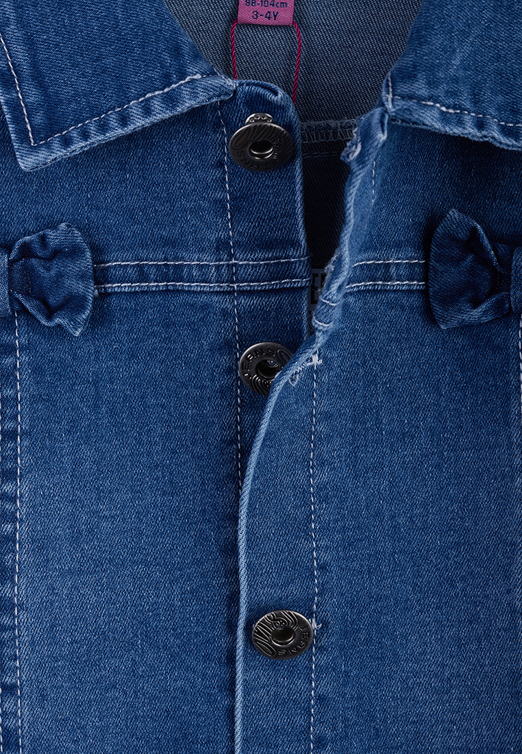 Куртка джинсовая для девочки 96708000 вид 7