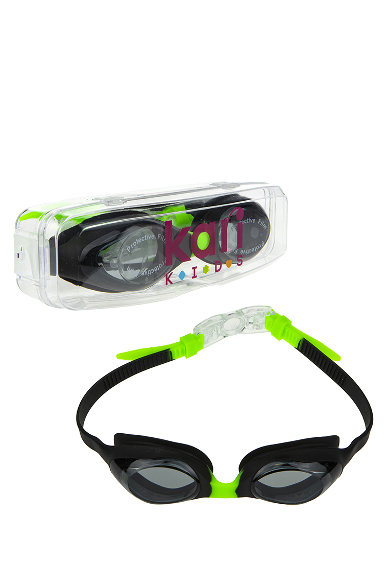 очки спортивные для плавания  СТМ КАРИ, черные 98008000