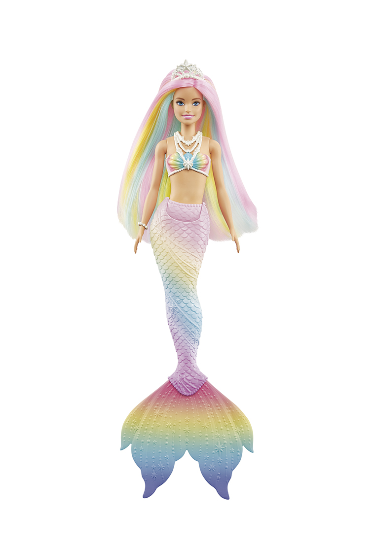 Barbie®  Кукла русалочка меняющая цвет с разноцветными волосами в асст. u1809280