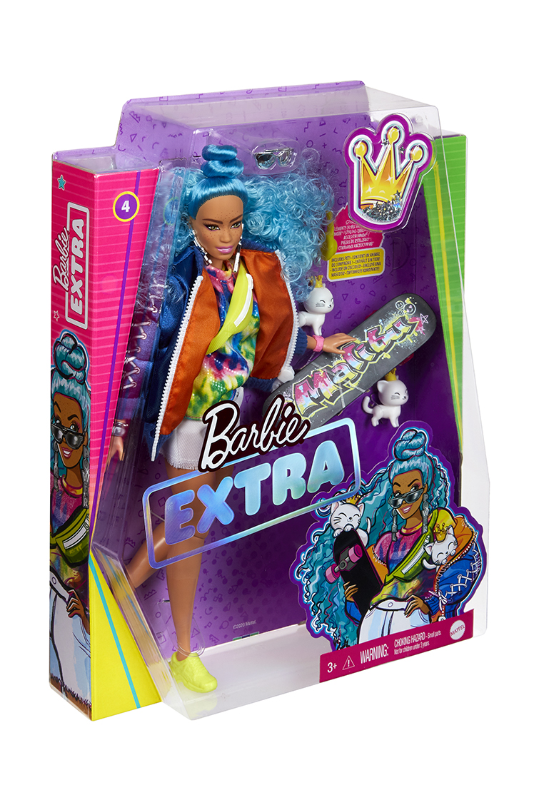 Barbie®  Экстра - Кукла с голубыми волосами u1809310 вид 4