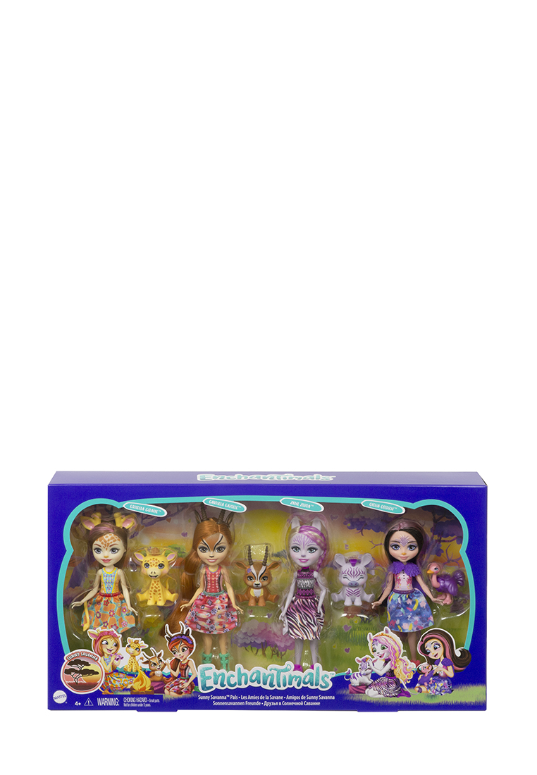 Enchantimals® Игровой набор из 4 кукол "Солнечная саванна" u2009240 вид 2