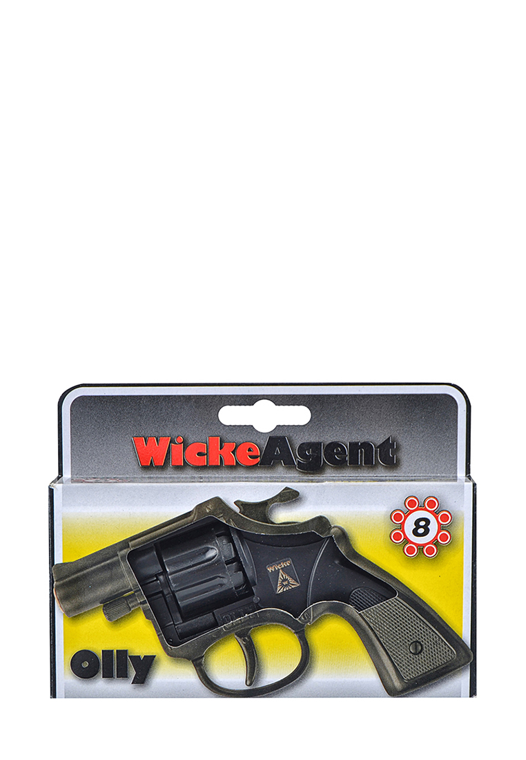 Пистолет Olly 8-зарядные Gun, Agent 127mm, упаковка-короб y0909020