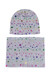 Набор шапка и шарф детский для девочек c размером 04508010