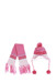 Набор шапка и шарф детский для девочек c размером 04530110