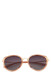 Очки солнцезащитные женские 06206140 цвет коричневый, золотистый