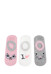 Носки детские для девочек 17306070 цвет белый, серый, розовый