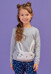 Пуловер детский для девочек 19009020