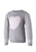 Пуловер детский для девочек 19070366 цвет серый