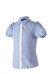 Блузка короткий рукав детская для девочек 30669162 цвет синий