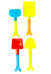 Наборы пластиковых игрушек для песка T31 33758951 цвет разноцветный