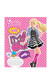 Тетрадь Barbie 12л КЛЕТКА, скоба, глит карт B672/5-g-VQ 48904110 фото 5