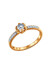 Ювелирное кольцо 534B49Q0 цвет позолоченный