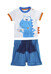 Комплект летней одежды для маленького мальчика 96206040 цвет белый, синий